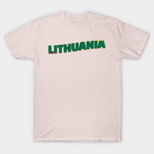 Lithuania Vintage style retro souvenir T-Shirt